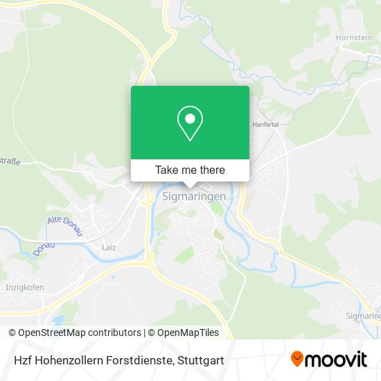 Hzf Hohenzollern Forstdienste map
