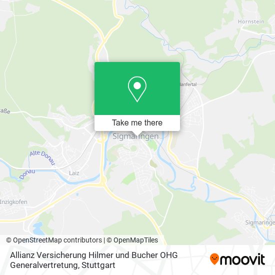 Карта Allianz Versicherung Hilmer und Bucher OHG Generalvertretung