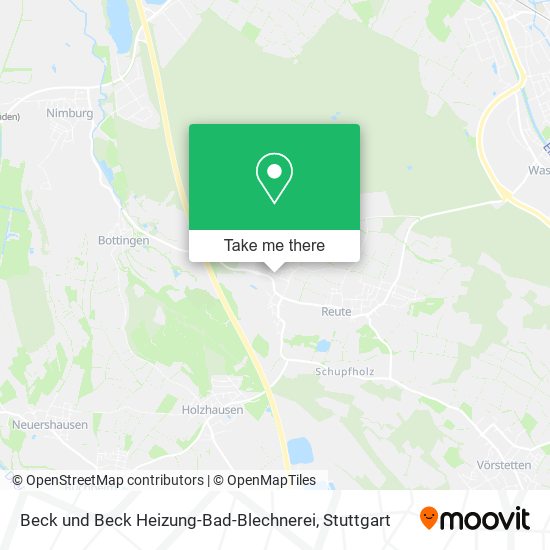 Beck und Beck Heizung-Bad-Blechnerei map
