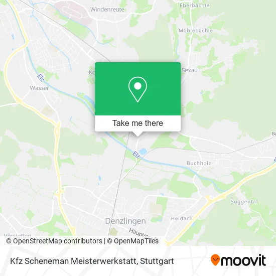 Карта Kfz Scheneman Meisterwerkstatt