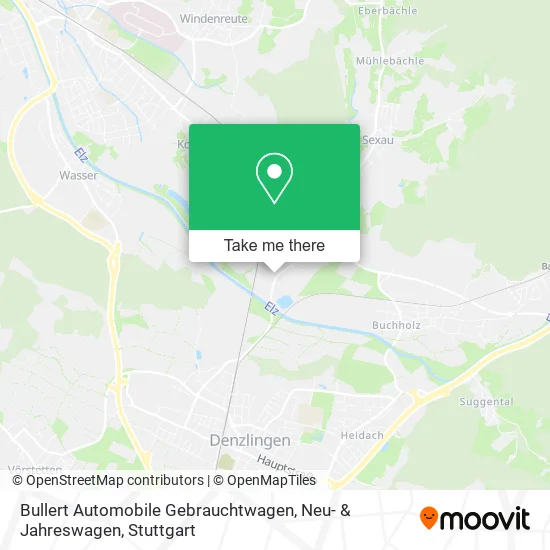 Карта Bullert Automobile Gebrauchtwagen, Neu- & Jahreswagen