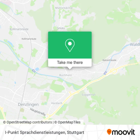Карта I-Punkt Sprachdienstleistungen
