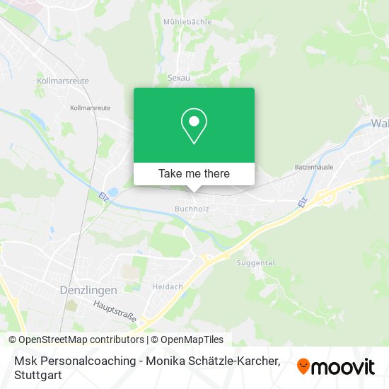 Msk Personalcoaching - Monika Schätzle-Karcher map