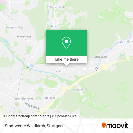 Карта Stadtwerke Waldkirch