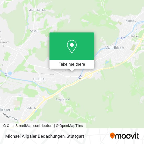 Michael Allgaier Bedachungen map