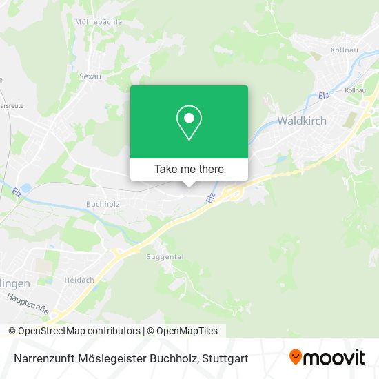 Narrenzunft Möslegeister Buchholz map