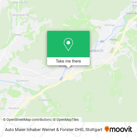Auto Maier Inhaber Wernet & Forster OHG map