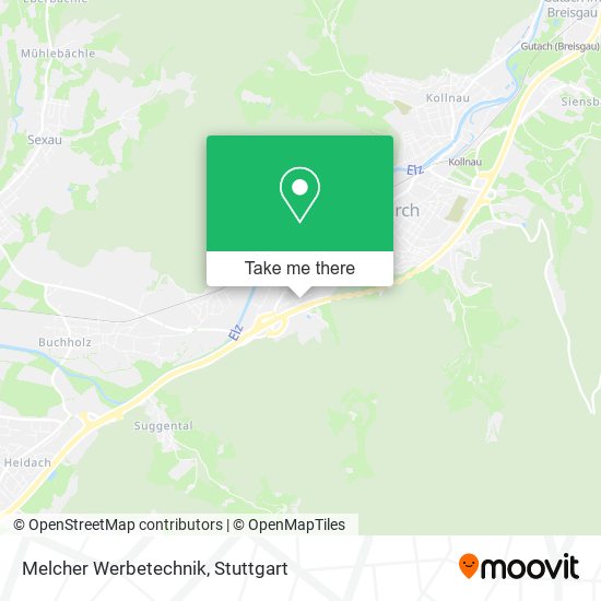Melcher Werbetechnik map