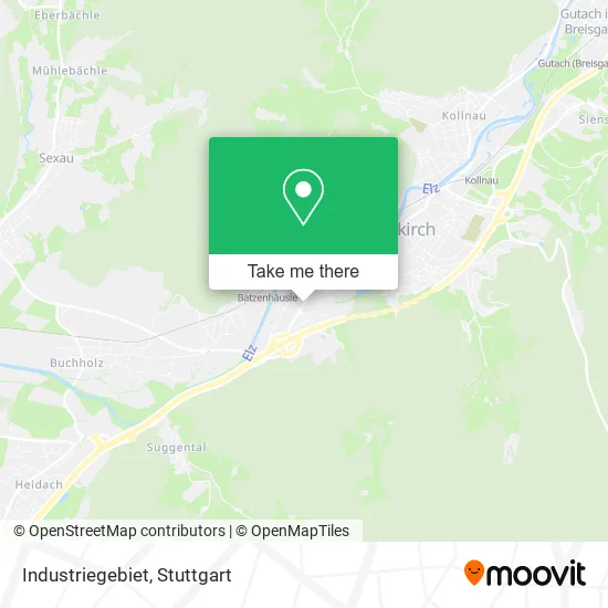 Карта Industriegebiet