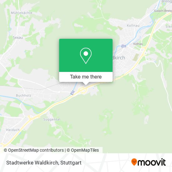 Stadtwerke Waldkirch map