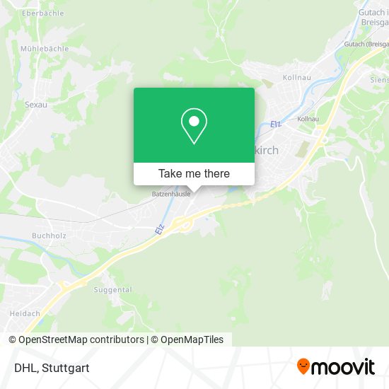 Карта DHL
