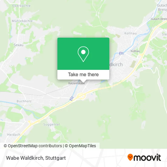 Карта Wabe Waldkirch
