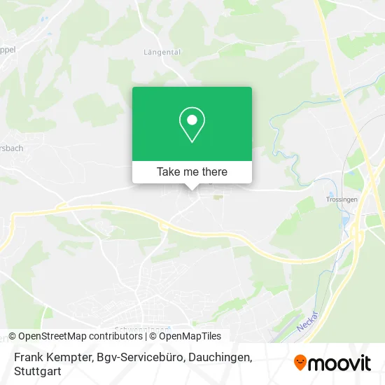 Карта Frank Kempter, Bgv-Servicebüro, Dauchingen