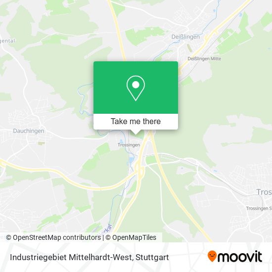 Industriegebiet Mittelhardt-West map