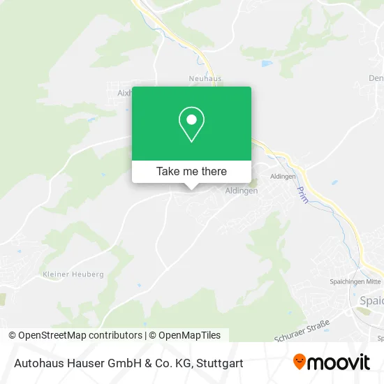 Карта Autohaus Hauser GmbH & Co. KG
