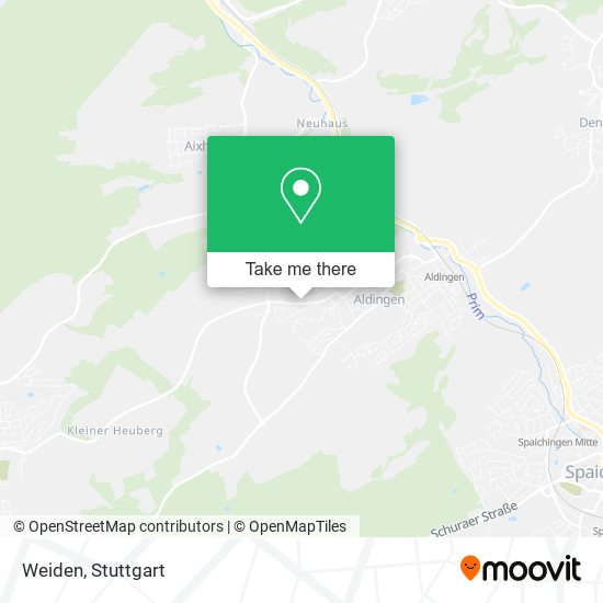 Карта Weiden