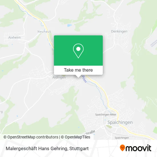 Карта Malergeschäft Hans Gehring