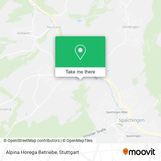 Карта Alpina Horega Betriebe