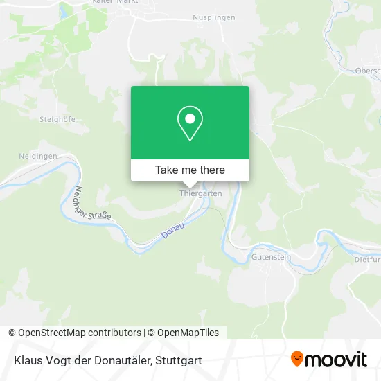 Карта Klaus Vogt der Donautäler