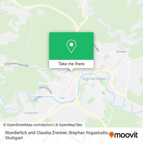 Wunderlich und Claudia Zrenner, Stephan Yogastudio map
