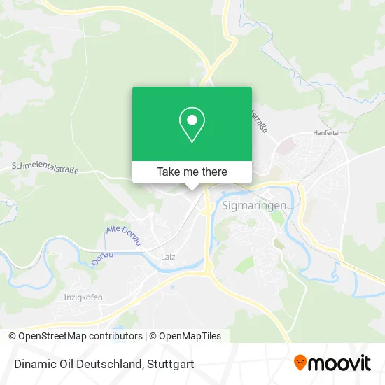 Карта Dinamic Oil Deutschland