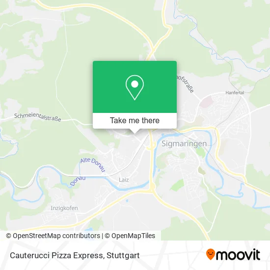 Карта Cauterucci Pizza Express