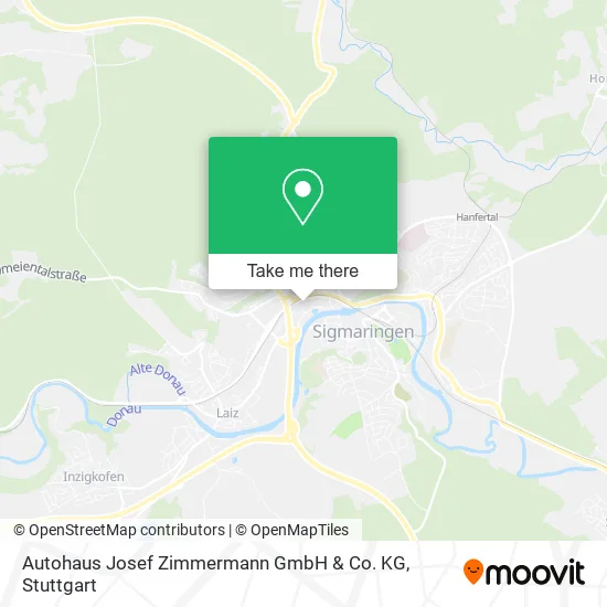 Карта Autohaus Josef Zimmermann GmbH & Co. KG