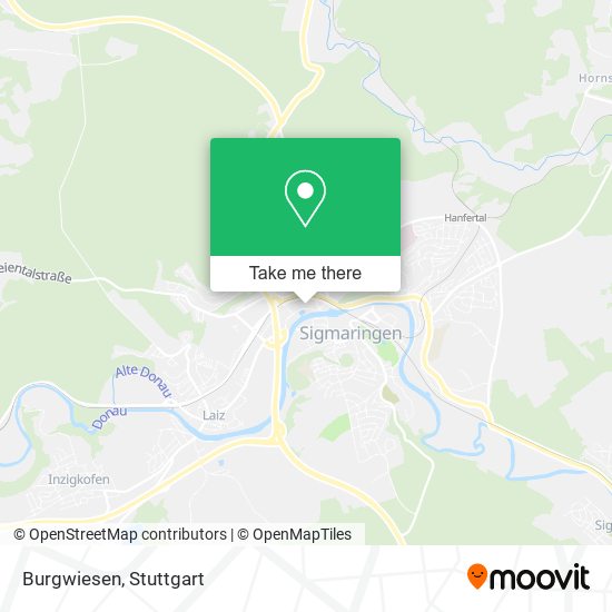 Burgwiesen map