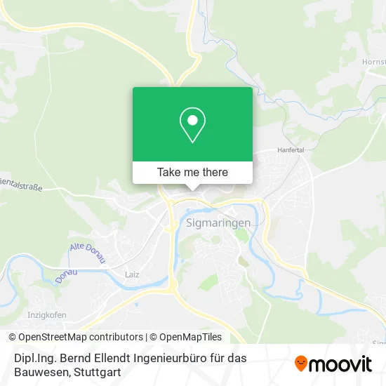 Карта Dipl.Ing. Bernd Ellendt Ingenieurbüro für das Bauwesen