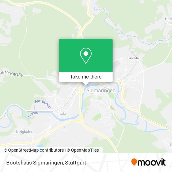 Bootshaus Sigmaringen map