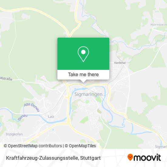 Kraftfahrzeug-Zulassungsstelle map