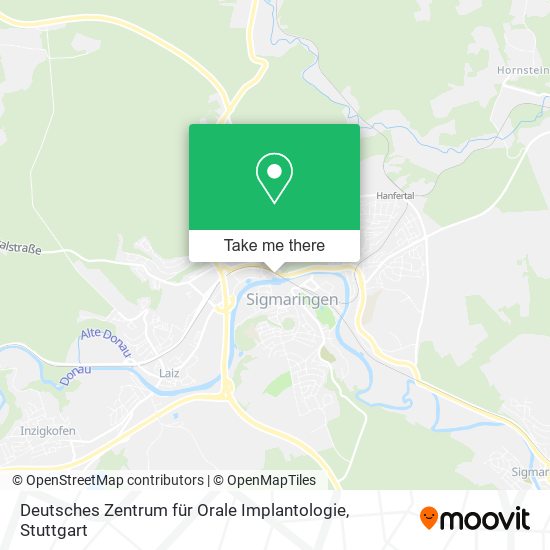 Карта Deutsches Zentrum für Orale Implantologie