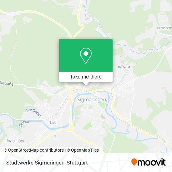 Карта Stadtwerke Sigmaringen
