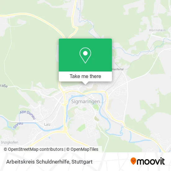 Карта Arbeitskreis Schuldnerhilfe