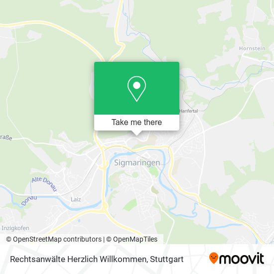 Rechtsanwälte Herzlich Willkommen map