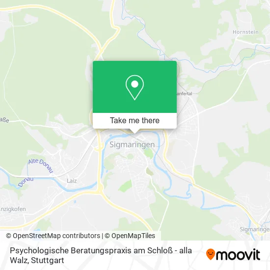 Карта Psychologische Beratungspraxis am Schloß - alla Walz