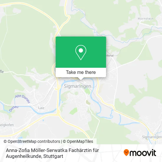 Карта Anna-Zofia Möller-Serwatka Fachärztin für Augenheilkunde