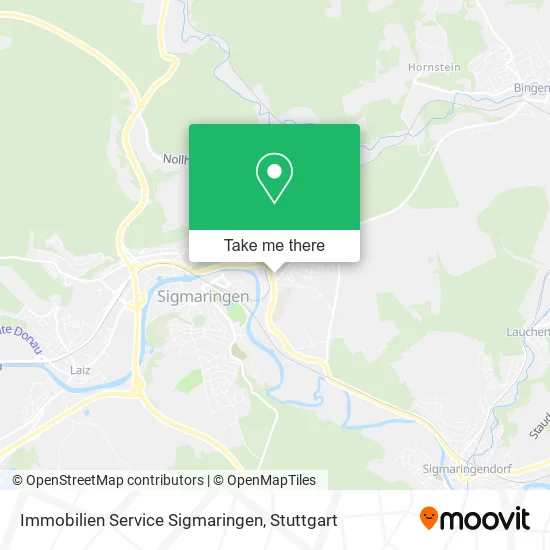 Карта Immobilien Service Sigmaringen