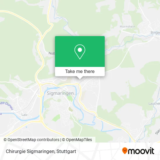 Карта Chirurgie Sigmaringen