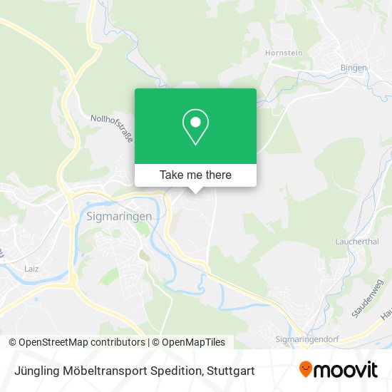 Карта Jüngling Möbeltransport Spedition