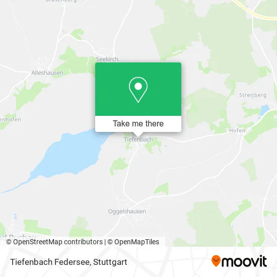 Карта Tiefenbach Federsee
