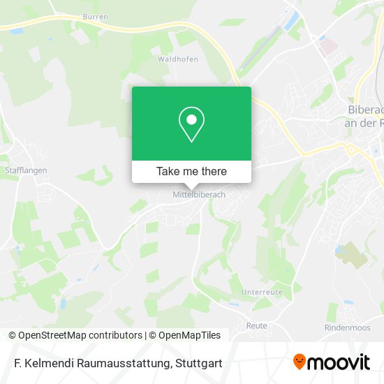 F. Kelmendi Raumausstattung map