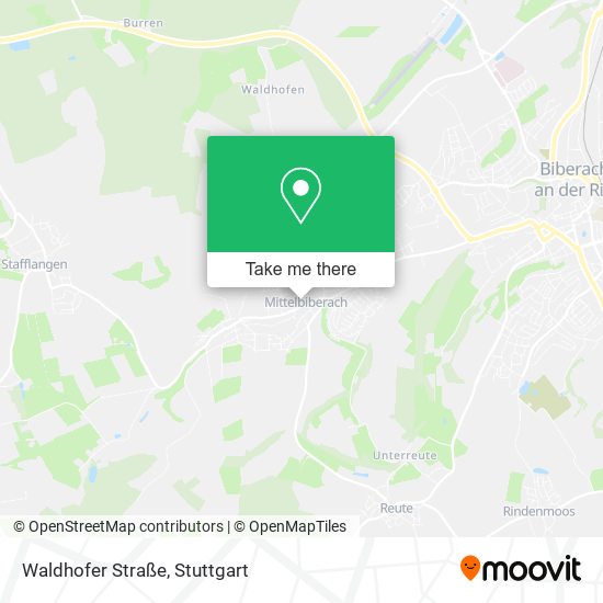 Карта Waldhofer Straße
