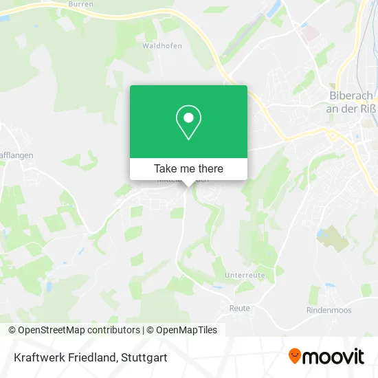 Карта Kraftwerk Friedland