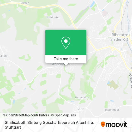 Карта St.Elisabeth Stiftung Geschäftsbereich Altenhilfe