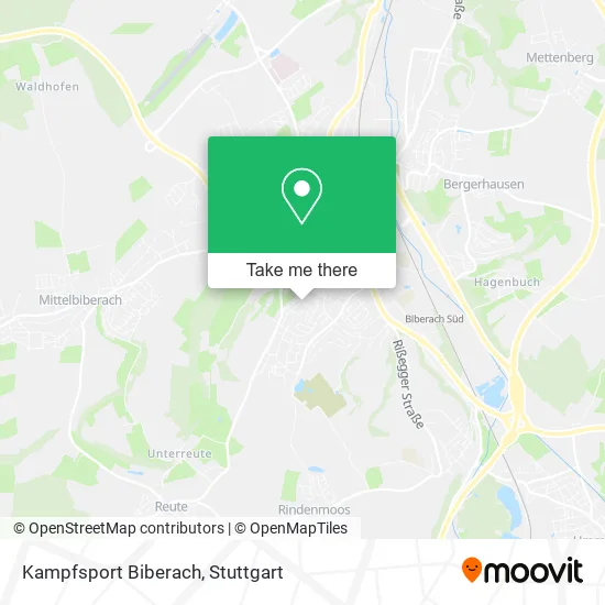 Карта Kampfsport Biberach