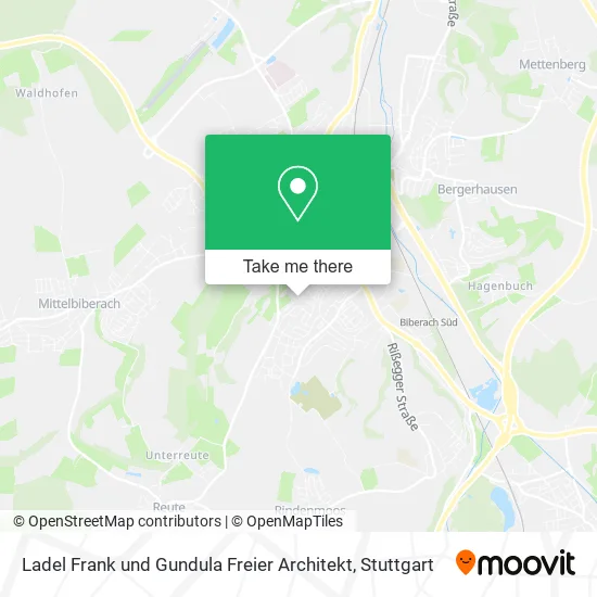 Карта Ladel Frank und Gundula Freier Architekt