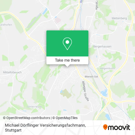 Карта Michael Dörflinger Versicherungsfachmann