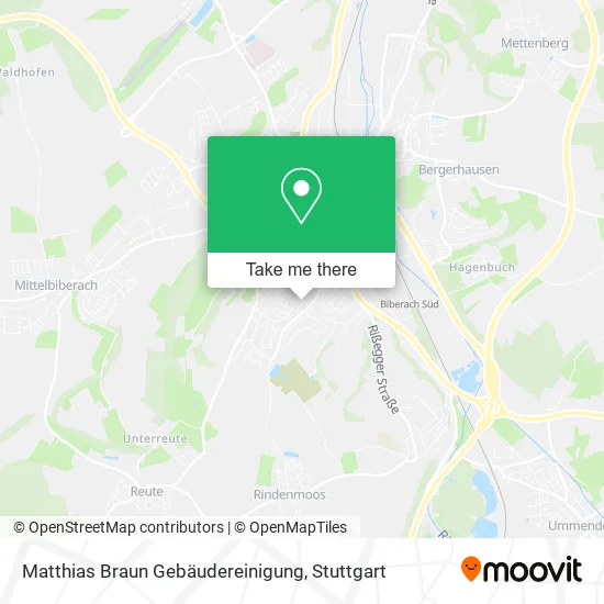 Карта Matthias Braun Gebäudereinigung