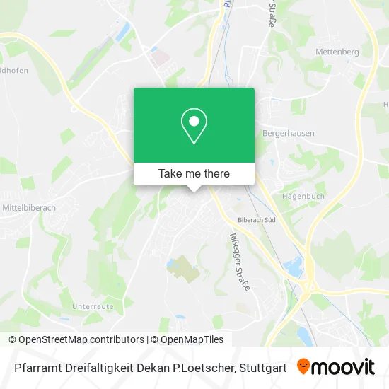 Карта Pfarramt Dreifaltigkeit Dekan P.Loetscher